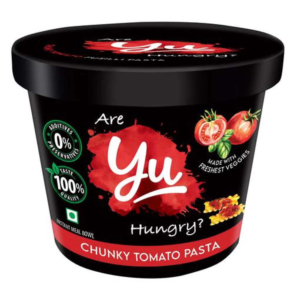 Yu Chunky Tomato Instant Cup Pasta - Wholesome, 55 g-1.webp